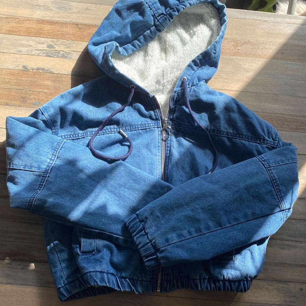 Denim Bomber Jacket